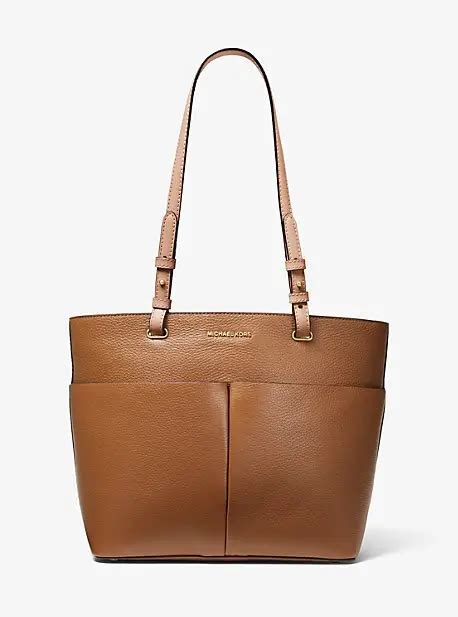 michael kors bedford satchel taupe|Bedford Medium Pebbled Leather Tote Bag .